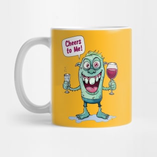 Solo Cheers: This Monster Raises a Toast to You! Mug